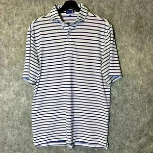 Stitch Golf Bleecker Striped Polo - Medium